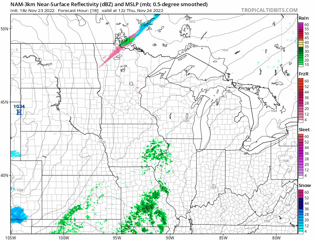 NOAA NAM 3 km model snowfall output