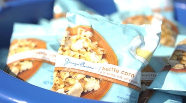 Bags of Jenny Craig kettle corn.