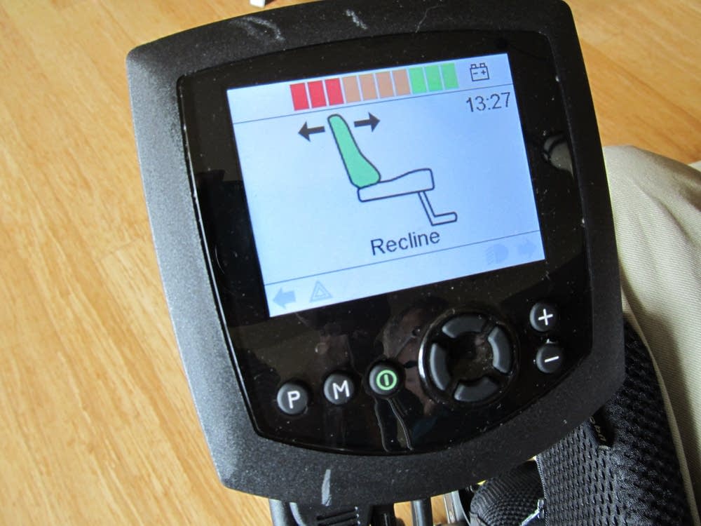Wheelchair controls