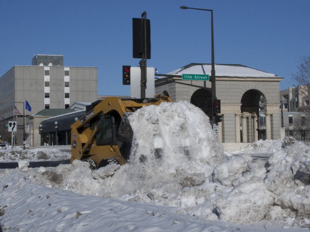 Moving mountains of snow and ice