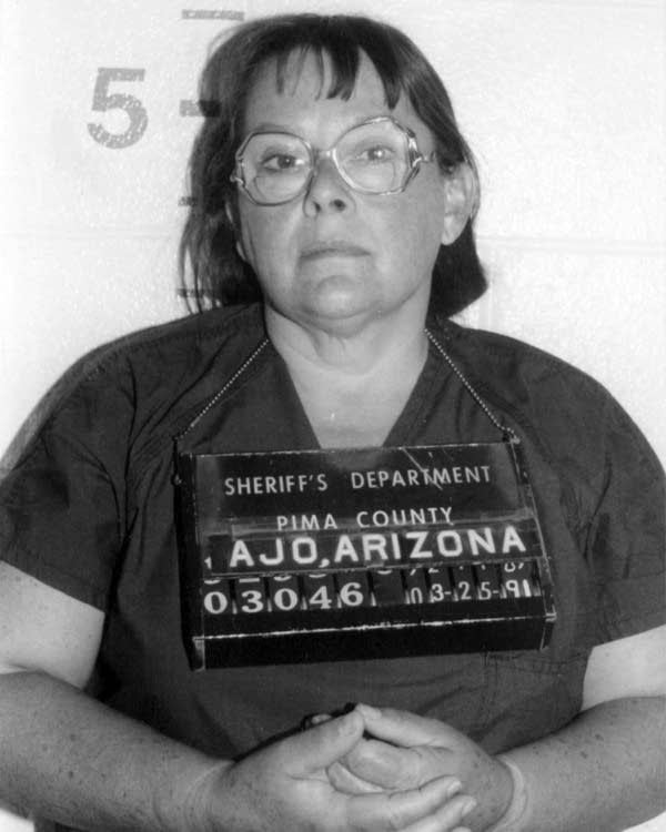 Marjorie Congdon, when she was arrested for arson in Arizona.