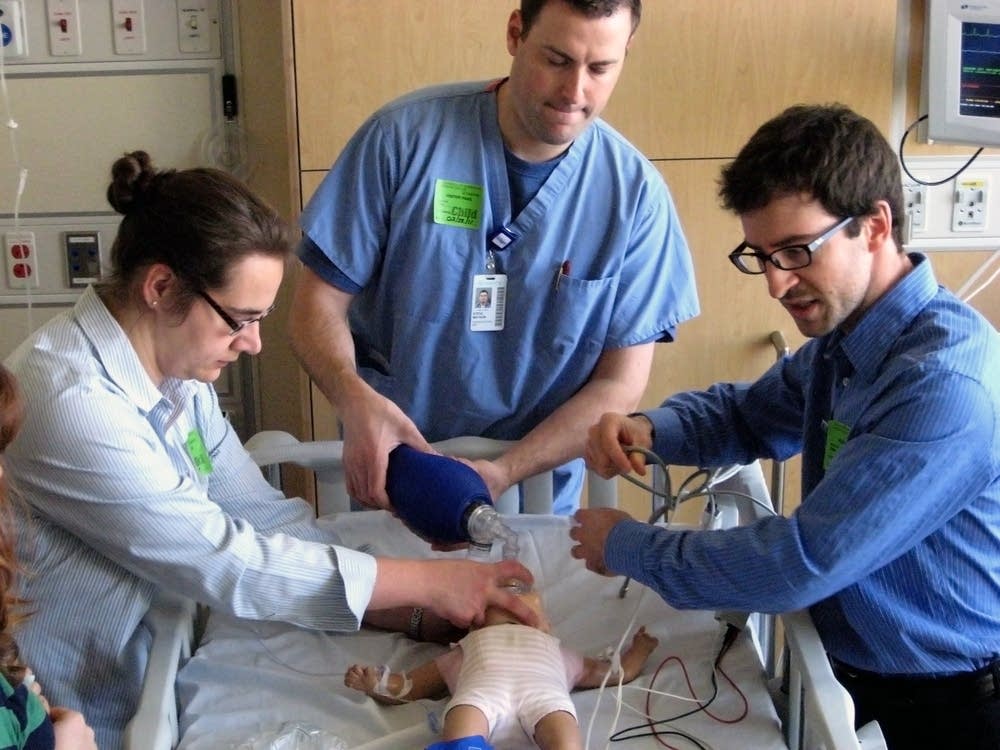 Mock nurse drill