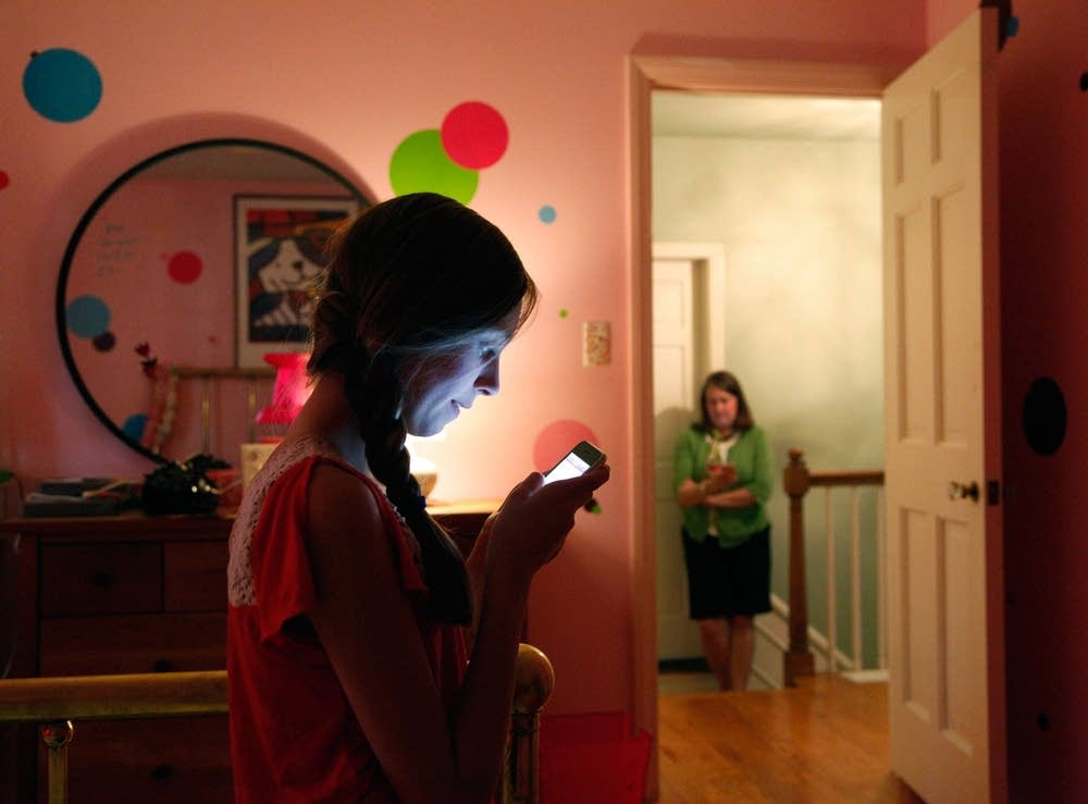 Texting.