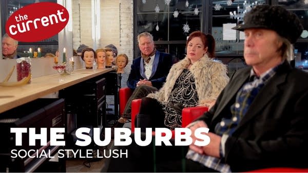 A still from the Suburbs' "Social Style Lush" music video, directed by Jeremy Ylvisaker