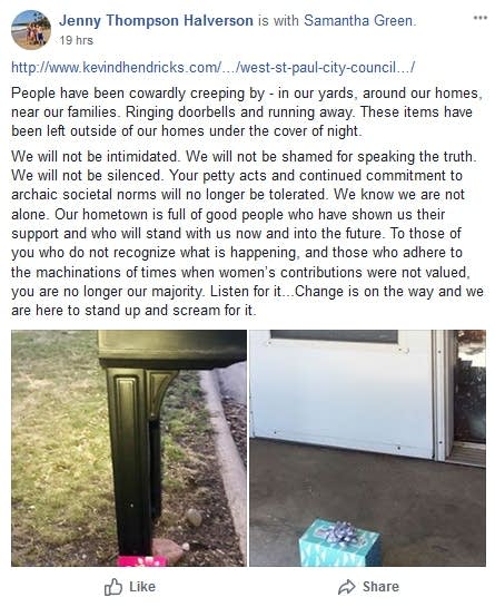 Tampons delivered to mayor’s home after sexism allegations