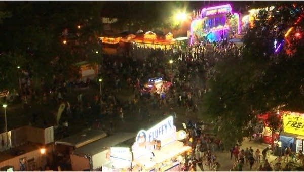 Crowd flees from State Fair after shooting