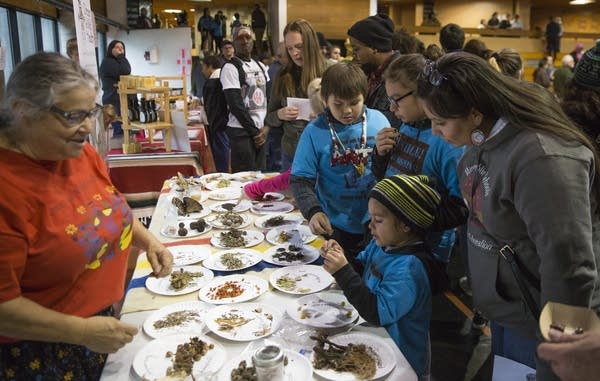 Hope Flanagan educates people on foods native to Minnesota