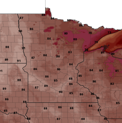 Warmer Tuesday with thunder possible north 
