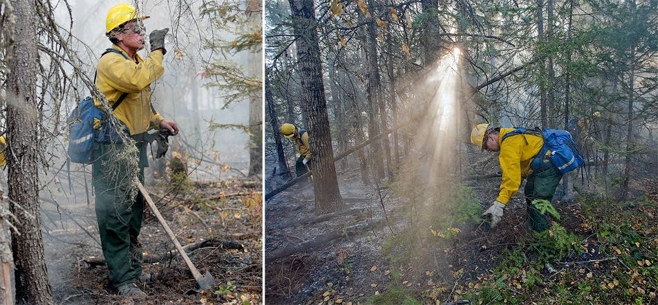 Wildfire fighters