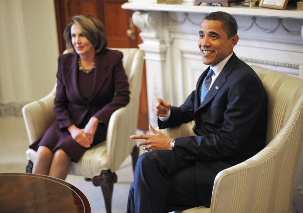Obama and Pelosi