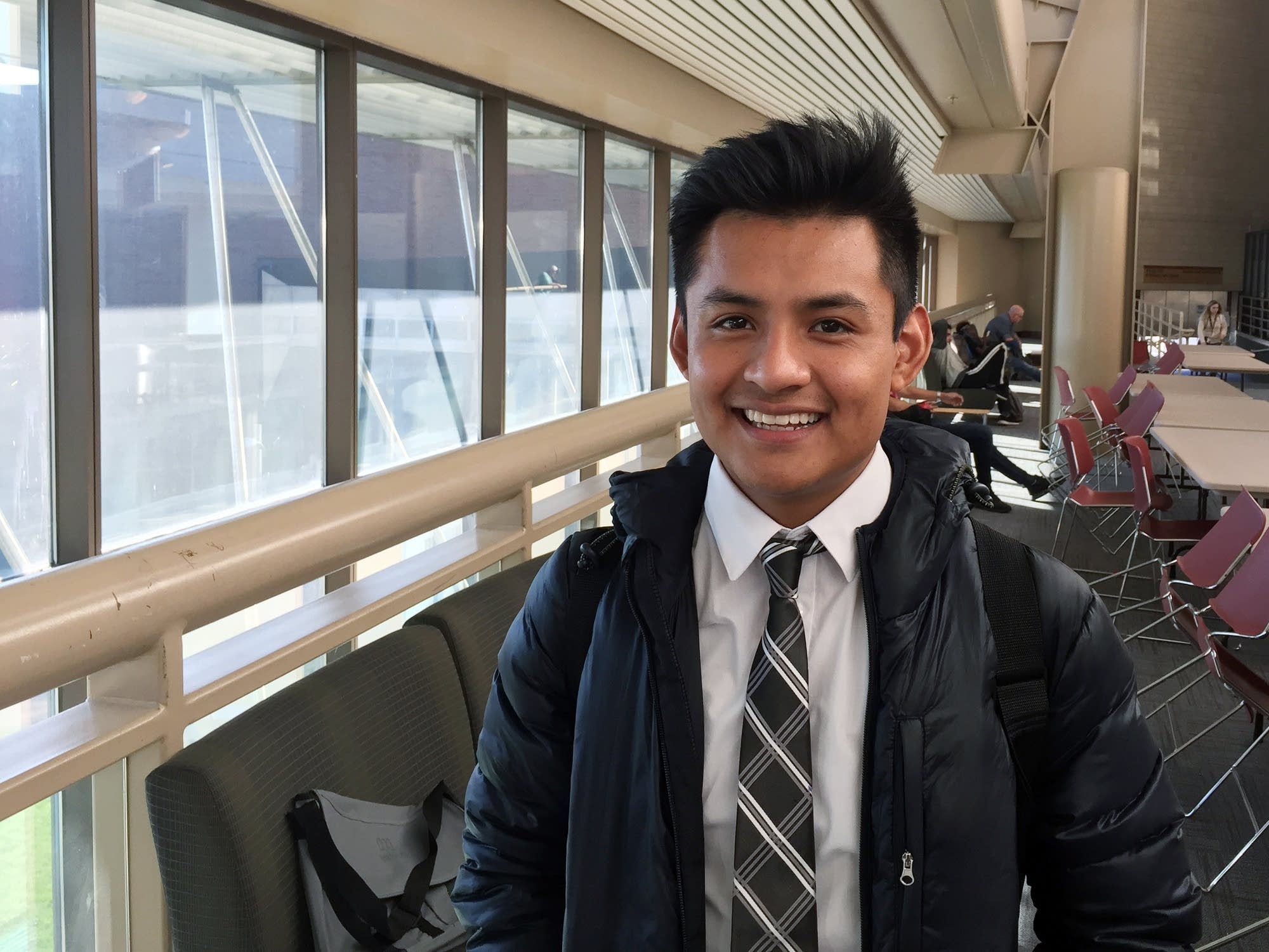 Julio Martinez, 19, is a Star Scholar at MCTC.