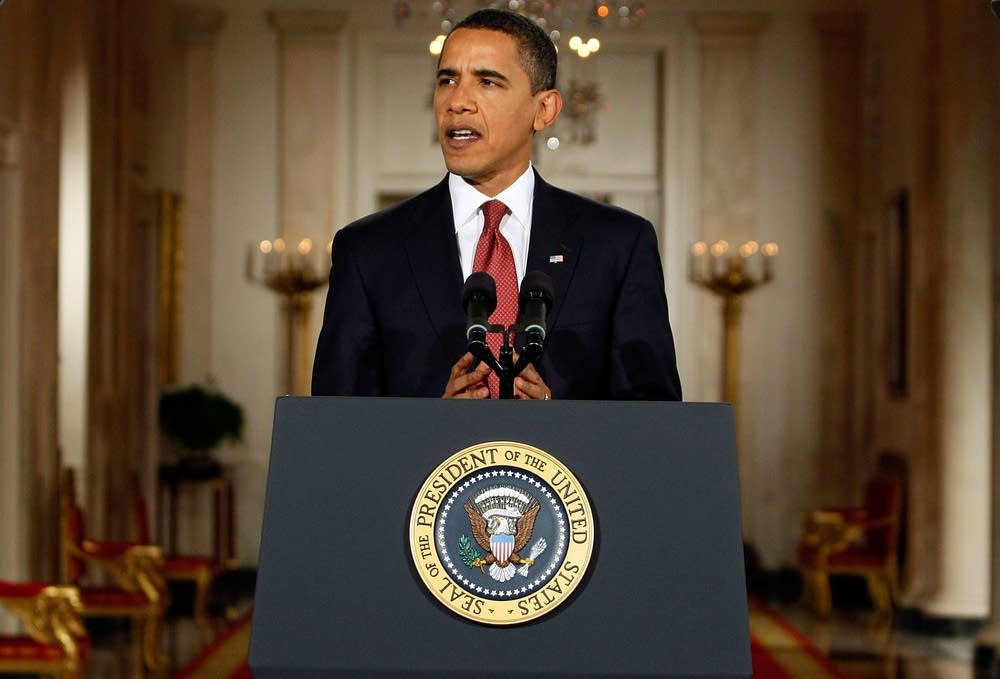 Obama Holds First White House Press Conference