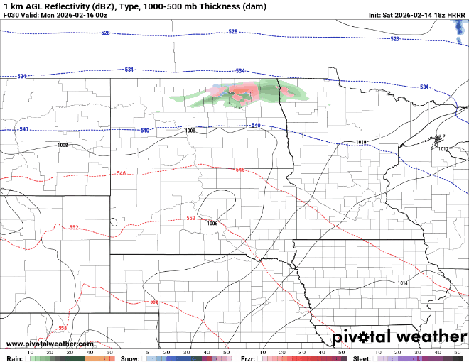 Forecast precipitation Sunday 6 p.m. to Monday 6 a.m.