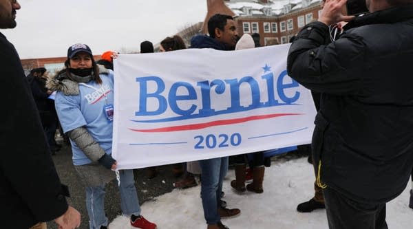 People wait to hear U.S. Sen. Bernie Sanders (I-VT) speak to supporters at Brooklyn College on March 02, 2019 in the Brooklyn borough of New York City. Sanders, a staunch liberal and critic of President Donald Trump, is holding his first campaign rally of the 2020 campaign for the Democratic Party's presidential nomination in his home town of Brooklyn, New York.