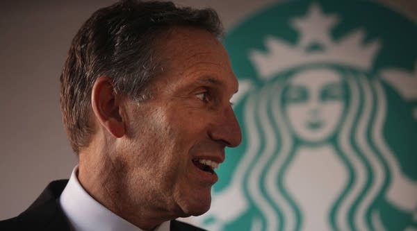 Starbucks CEO Howard Schultz.