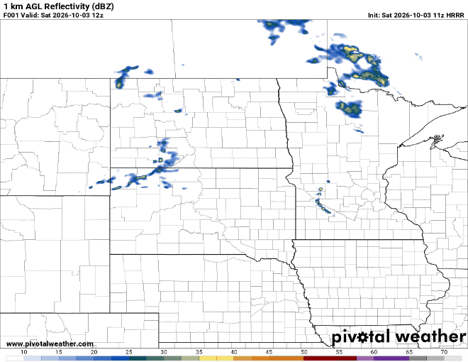 Forecast precipitation Saturday 7 a.m. to midnight