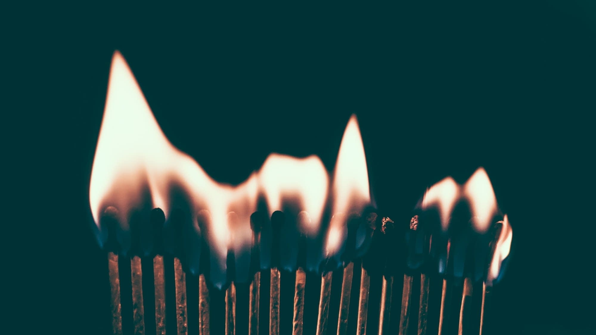 burning matches