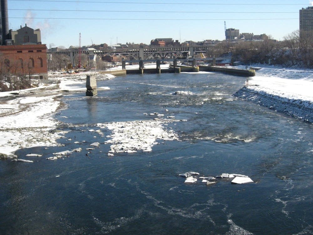 Low river