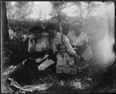 Fourth of July picnic circa 1905