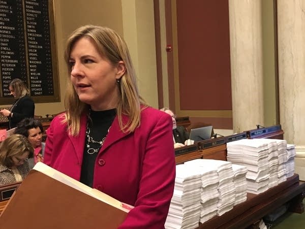 House Minority Leader Melissa Hortman, a DFLer of Brooklyn Park.