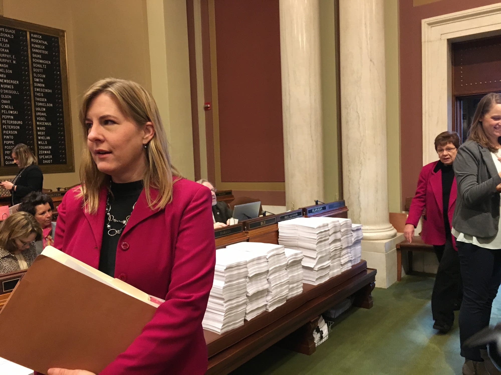 House Minority Leader Melissa Hortman, a DFLer of Brooklyn Park.