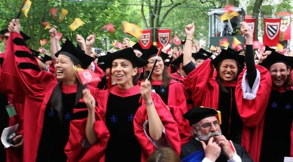 A Harvard professor whistles while graduating Ph.D. students celebrate. On today's show, we'll talk about one college's efforts to diversify university faculties. 