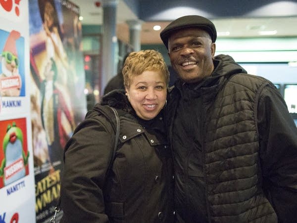 Tina Jackson, left, and Eric Ellis stand for a portrait.