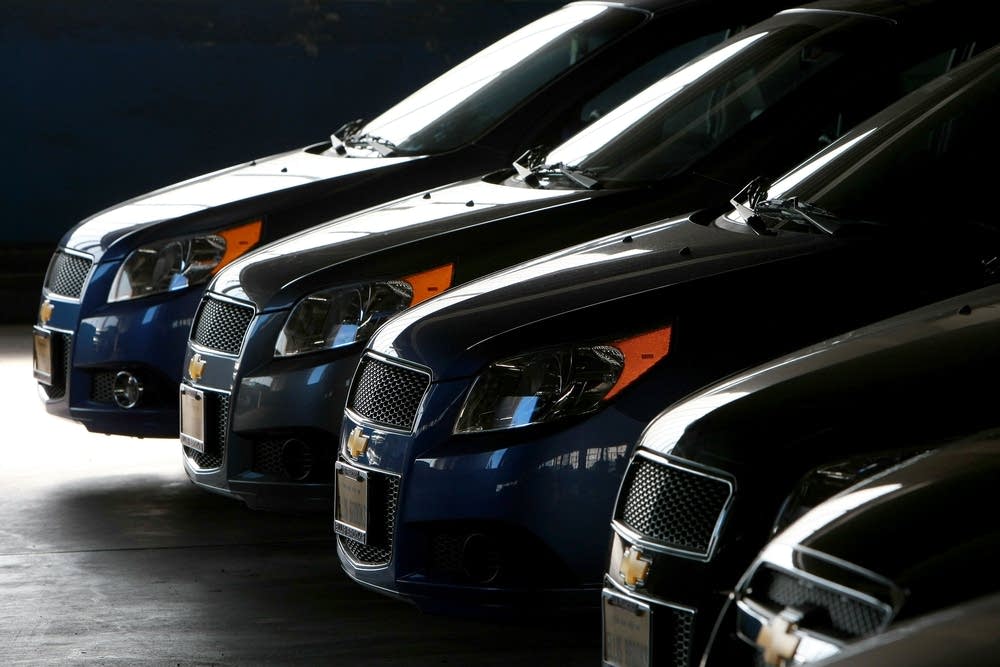 Cars at the dealer