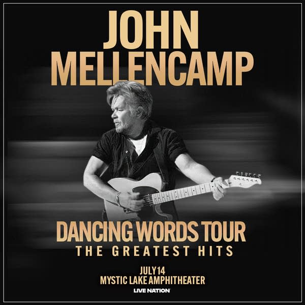 John Mellencamp Dancing Words Tour 2026 Tour Admat