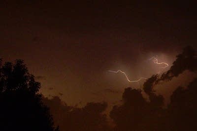 Non-stop lightning show