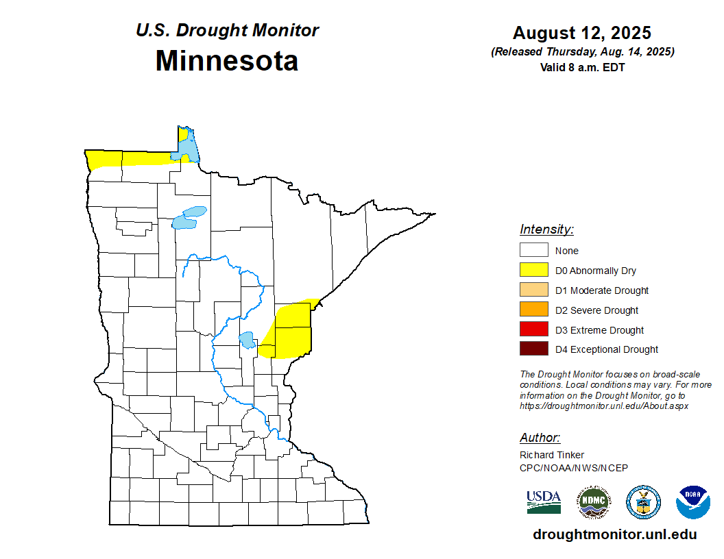 Drought monitor 8-12