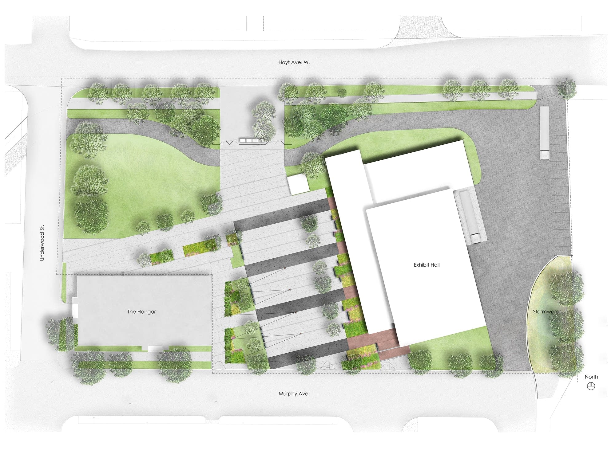 A map view of the expansion at the Minnesota State Fair.