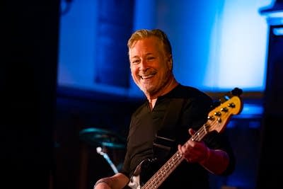 band performing on stage