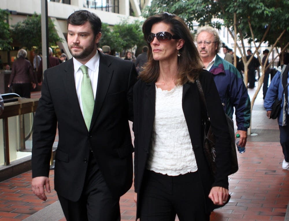 Amy Senser and attorney Eric Nelson