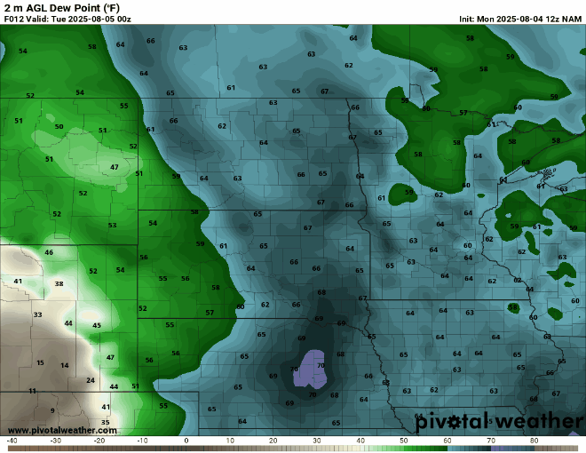 Increasing storm chances with more humid air moving in 