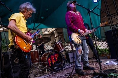 The Customers performing on stage