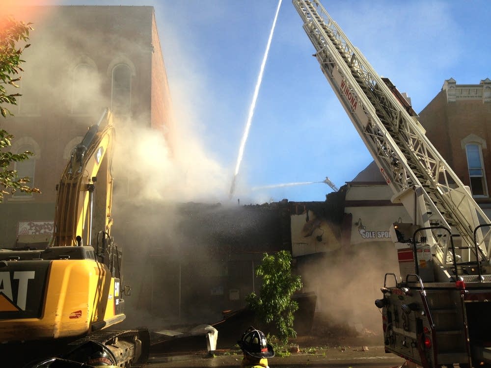 Photos The Winona fire Minnesota Public Radio News