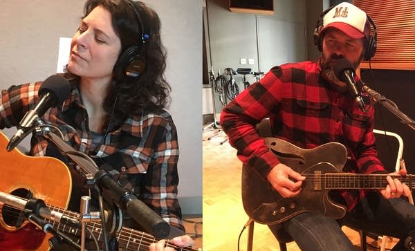 Kris Delmhorst and Jeffrey Foucault perform at Radio Heartland
