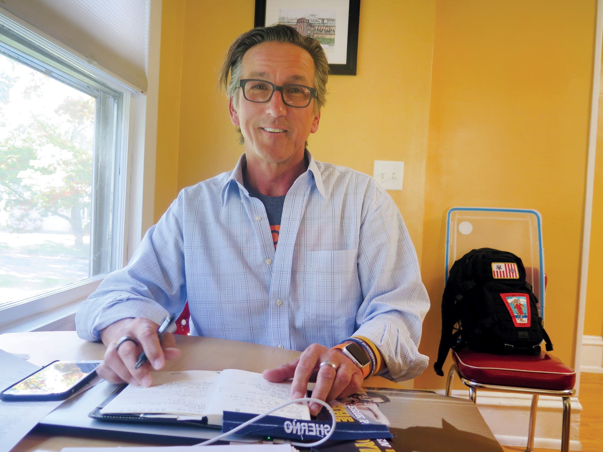 Former TV news broadcaster Tim Sherno
