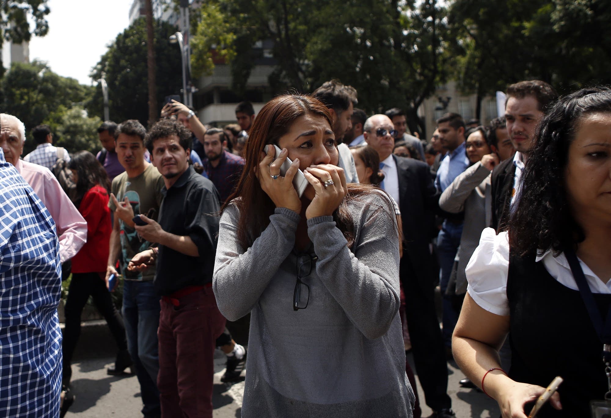 An earthquake jolted central Mexico on Tuesday