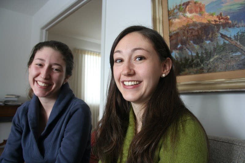 Libby Holden and her sister Tricia