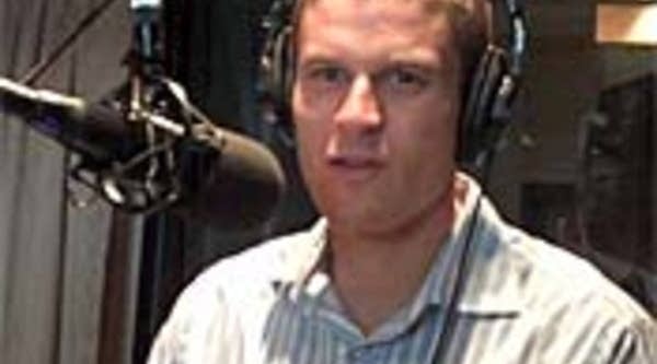 Kevin Pereira of G4-TV's "Attack of the Show" in the Marketplace studios.