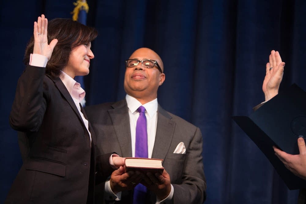 New Minneapolis Mayor Hodges sworn in MPR News