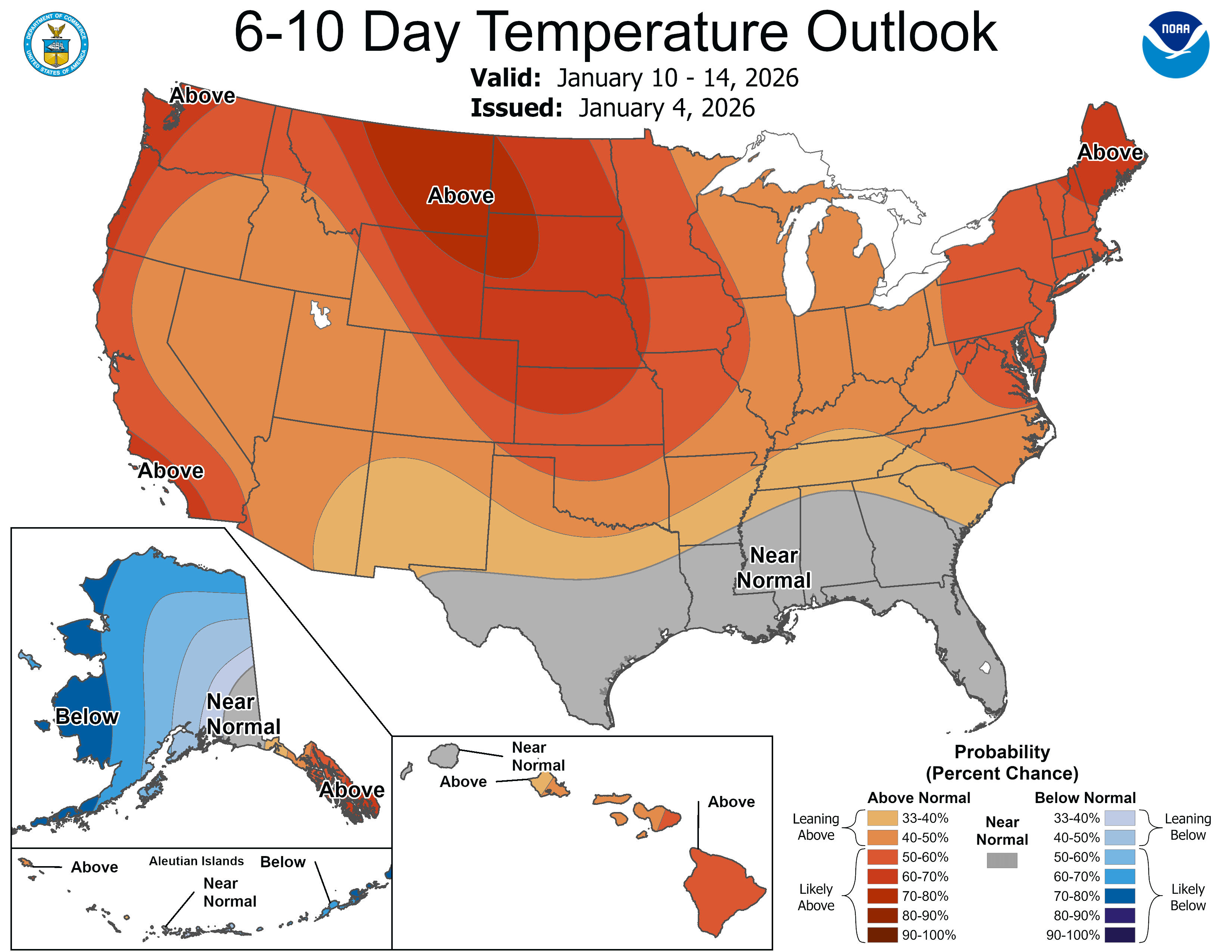 6-10 day temperature outlook