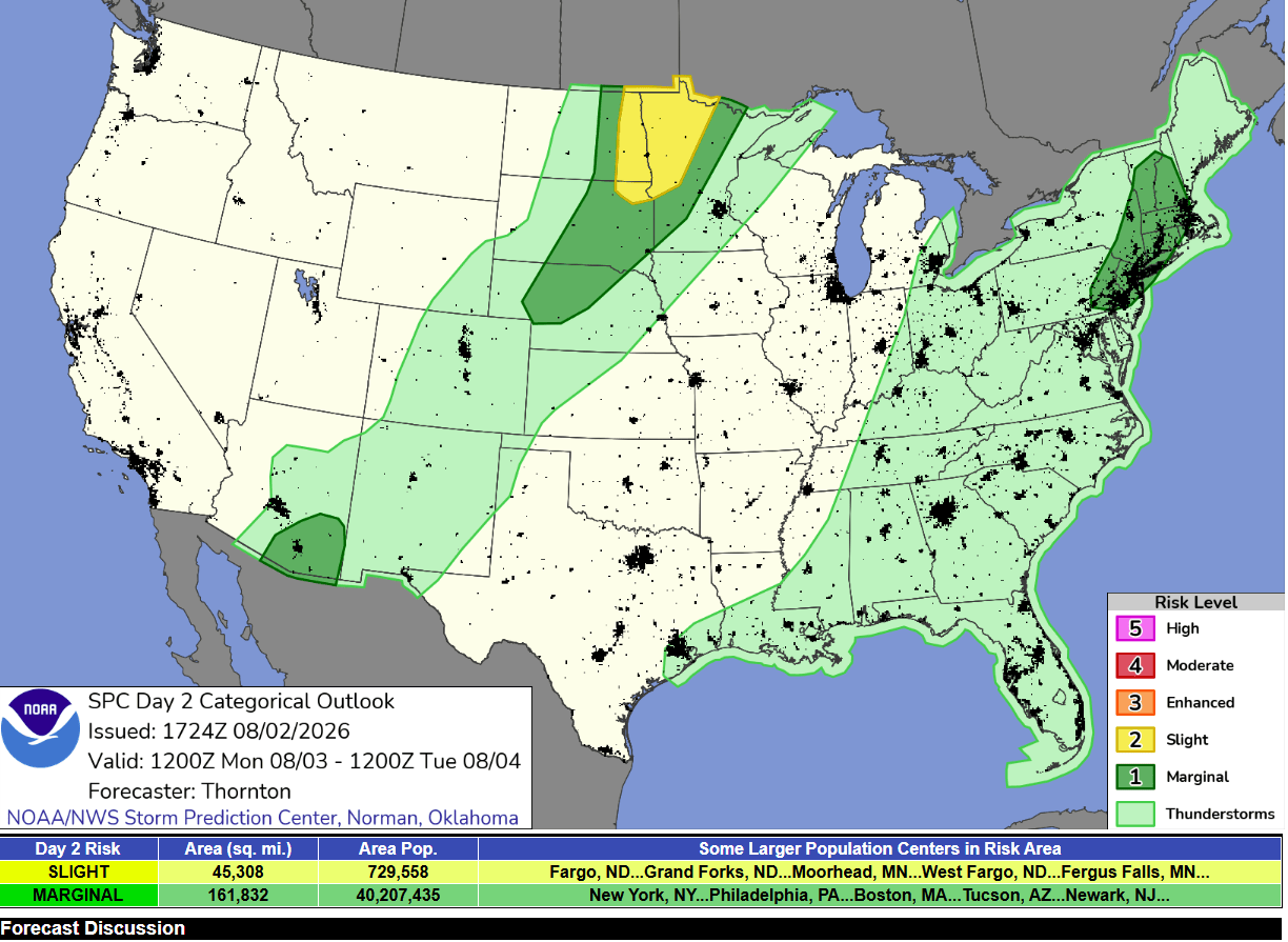 Monday severe weather risk