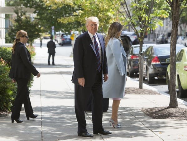 President Donald Trump and First Lady Melania Trump