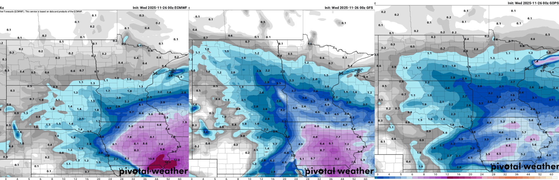 sat snow models