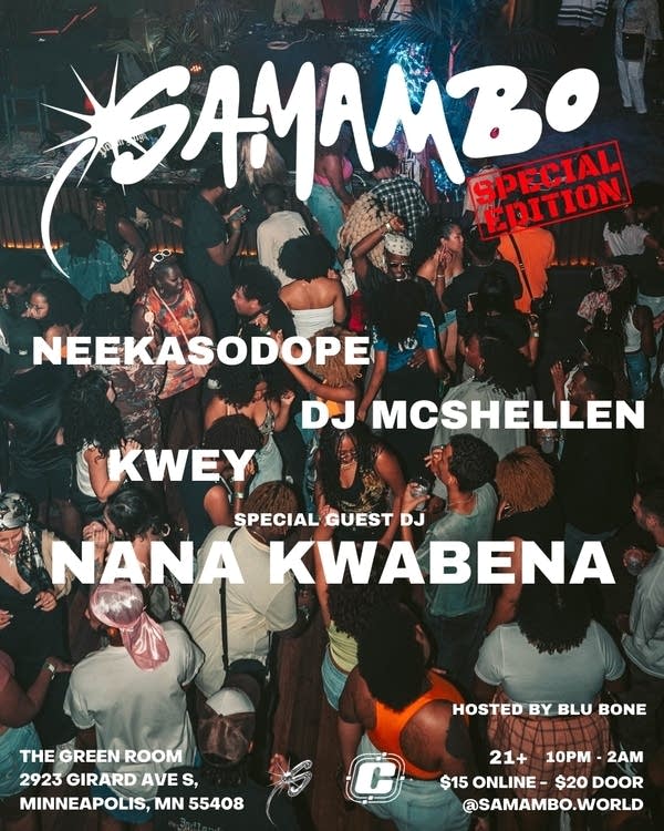 Samambo is hosting an after party for Janelle Monae's concert in Minneapolis at The Green Room on Monday, Sept. 11.