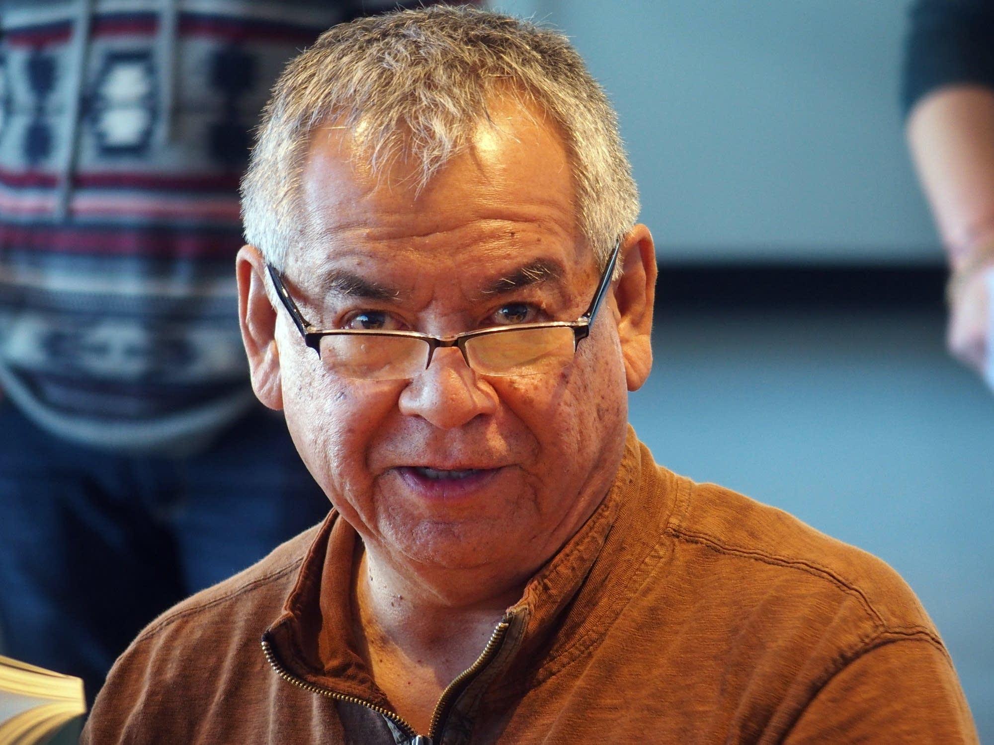 Artist Frank Big Bear lives in Duluth.