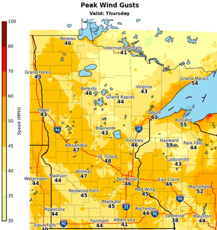 weather graphic